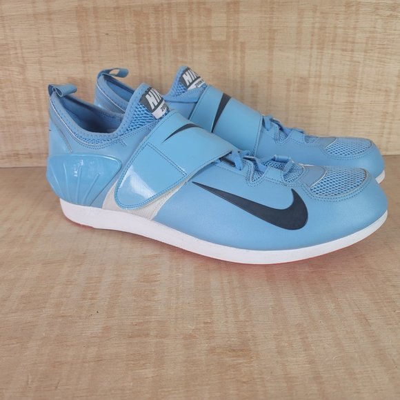 Nike Zoom Pole Vault Elite Track & Field Spikes Blue White Red Mens Size 14 - Picture 5 of 11